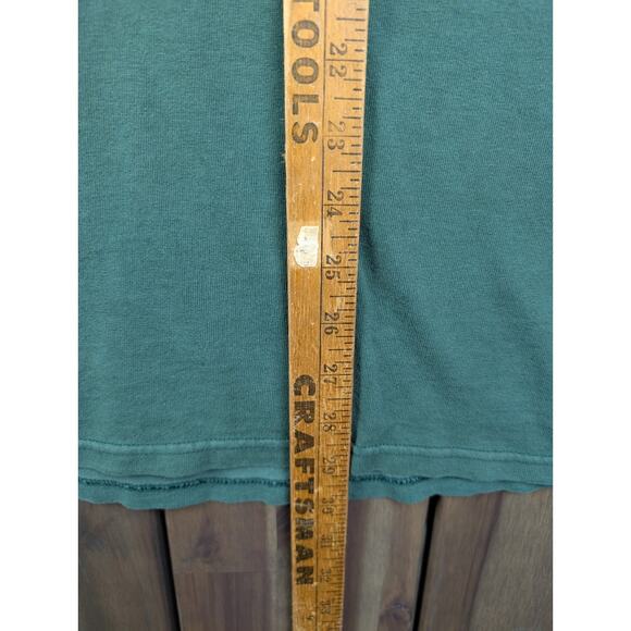 Nautica Jeans Vintage Y2K Embroidered Script Ringer Distressed T-shirt Large - Picture 8 of 9